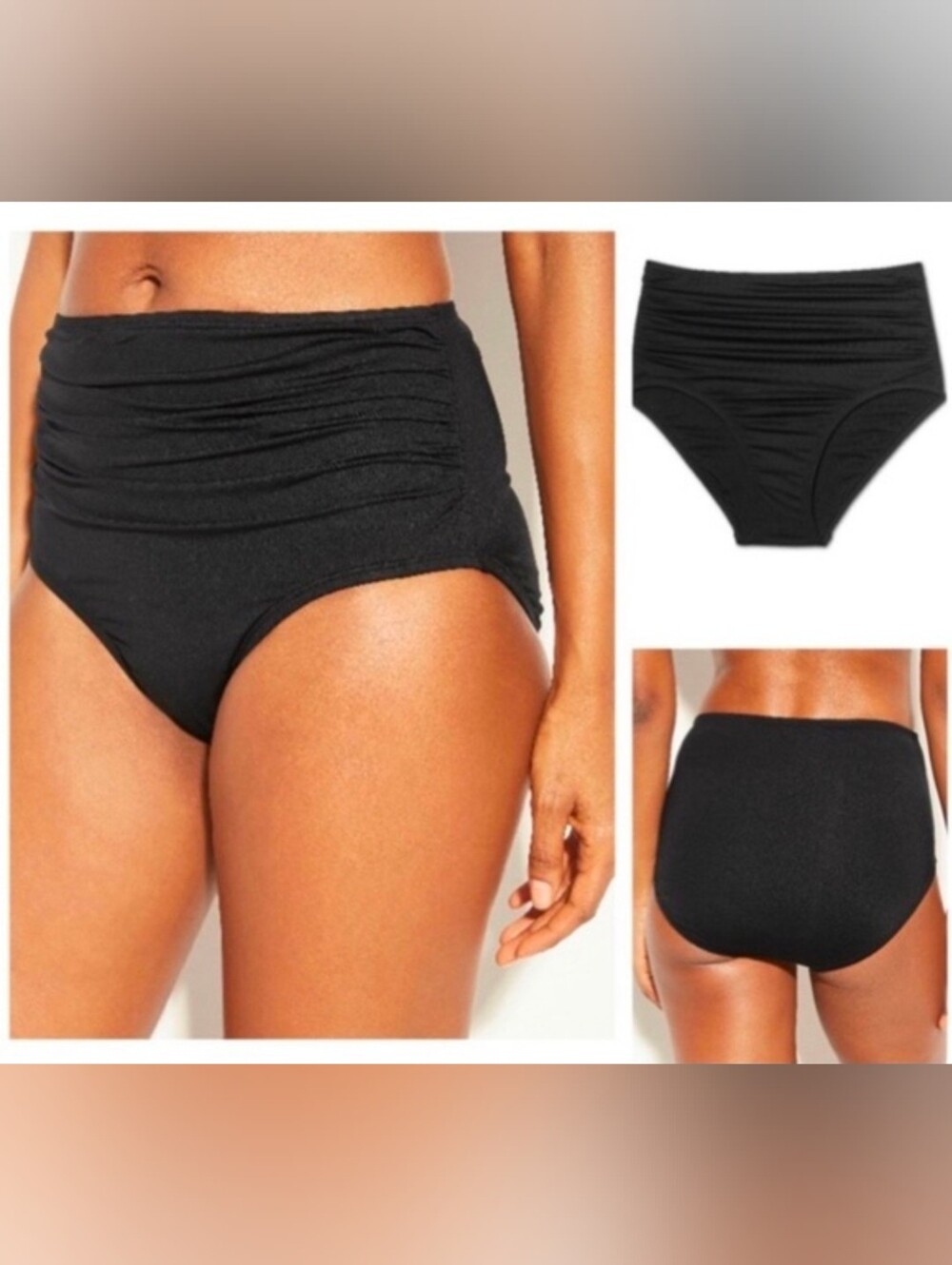 Merona High Waist Ruched Bikini Bottom